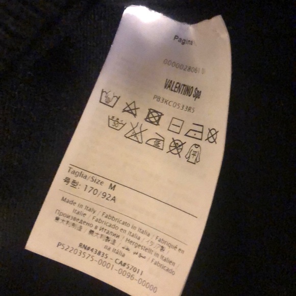 Valentino Women Black Sweater Virgin Wool, Cashmer - Picture 4 of 4